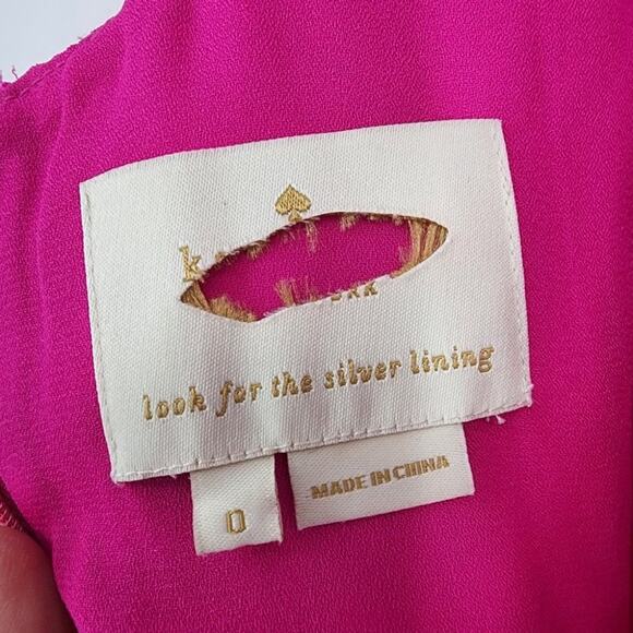 Kate Spade New York Boganvilea Sleeveless Ruffle Mini Dress Pink Size 0 - Picture 3 of 5